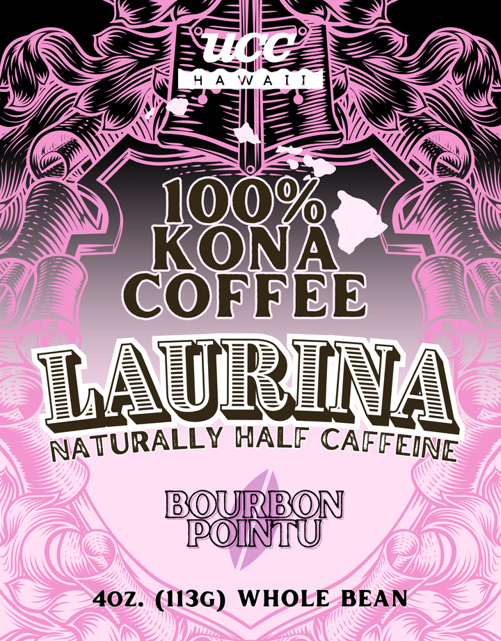100% Kona LAURINA  naturall half caffein